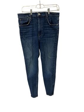 Hudson Dark Indigo Jeans with Contrast Stitching